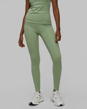 Leginsy Treningowe Z Wysokim Stanem Damskie Casall Soft Touch High Waist Tights Zielone