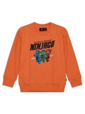 LEGO Bluza Ninjago 11010944 Pomarańczowy Regular Fit