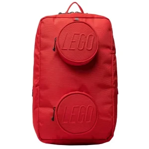 LEGO Brick 1x2 Backpack 20204-0021, Dla chłopca, Czerwone, plecaki, poliester, rozmiar: One size