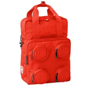 LEGO Brick 2x2 Backpack 20205-0021, Dla chłopca, Czerwone, plecaki, poliester, rozmiar: One size