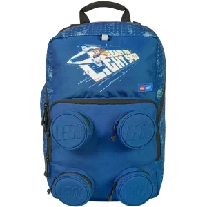 LEGO City Petersen School Backpack 20209-2505, Dla chłopca, Niebieskie, plecaki, poliester, rozmiar: One size