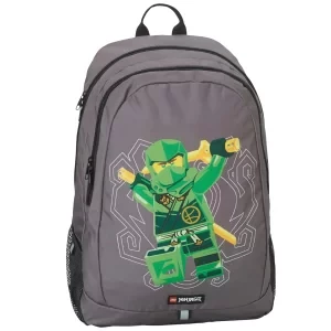 LEGO Core line Ninjago Backpack 20279-2408, Dla chłopca, Szare, plecaki, poliester, rozmiar: One size