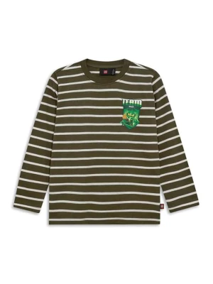 LEGO Koszulka w kolorze biało-oliwkowym rozmiar: 104