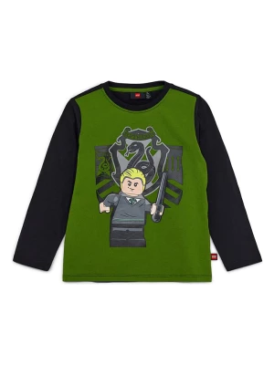 LEGO Koszulka w kolorze czarno-zielonym rozmiar: 152