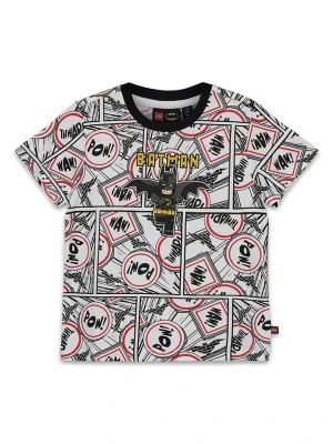 Zdjęcie produktu LEGO Koszulka w kolorze czerwono-czarno-białym rozmiar: 146