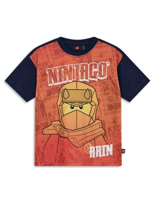 LEGO Koszulka w kolorze granatowo-pomarańczowym rozmiar: 152