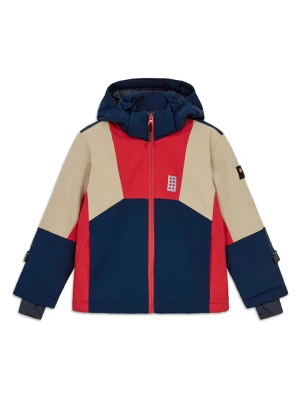 LEGO Kurtka narciarska "Jaz 801" w kolorze granatowo-czerwonym rozmiar: 134