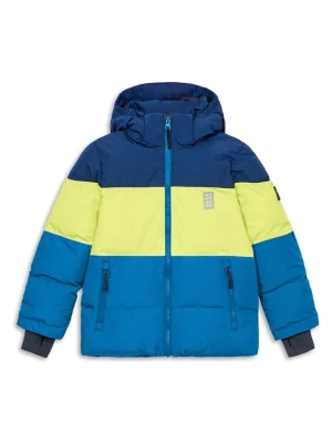 LEGO Kurtka narciarska "Jaz 805" w kolorze niebiesko-żółtym rozmiar: 140