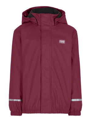 LEGO Kurtka przeciwdeszczowa "Jipe 708" w kolorze bordowym rozmiar: 122