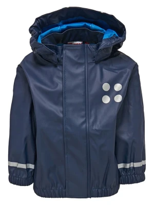 LEGO Kurtka przeciwdeszczowa "Justice" w kolorze granatowym rozmiar: 92