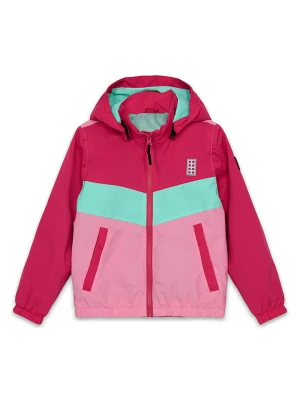 LEGO Kurtka przejściowa w kolorze różowo-turkusowym rozmiar: 164