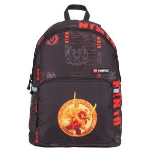 LEGO Ninjago Basic Backpack 20266-2502, Dla chłopca, Czarne, plecaki, poliester, rozmiar: One size