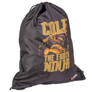 LEGO Ninjago Drawstring Bag 20286-2513, Dla chłopca, Czarne, worki, poliester, rozmiar: One size