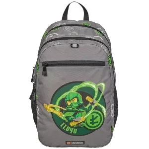 LEGO Ninjago Extended Backpack 20222-2501, Dla chłopca, Szare, plecaki, poliester, rozmiar: One size