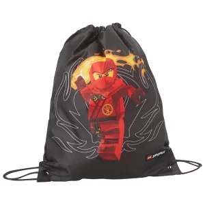 LEGO Ninjago Gymsack 20286-2409, Dla chłopca, Czarne, worki, poliester, rozmiar: One size