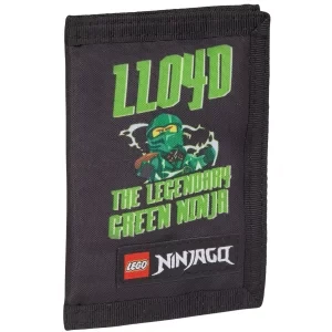 LEGO Ninjago Wallet 20288-2508, Dla chłopca, Czarne, portfele, poliester, rozmiar: One size