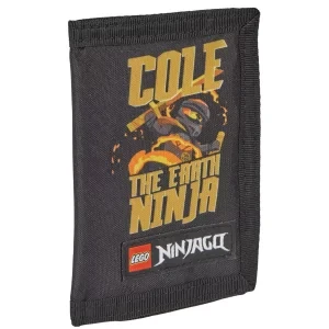 LEGO Ninjago Wallet 20288-2513, Dla chłopca, Czarne, portfele, poliester, rozmiar: One size