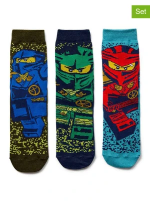 LEGO Skarpety (3 pary) ze wzorem rozmiar: 31-33