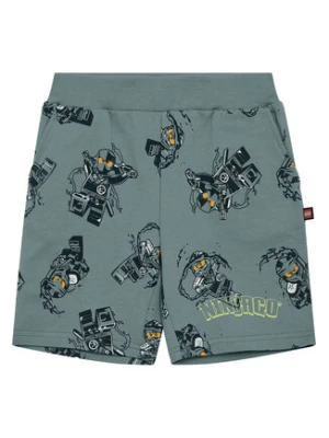 LEGO Szorty sportowe Pasi 302 12011469 Zielony Regular Fit