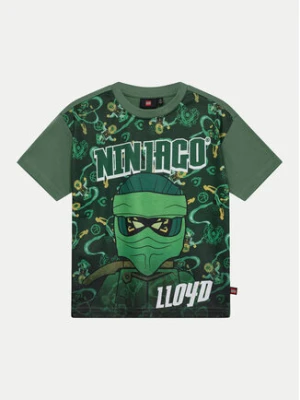 LEGO T-Shirt Ninjago 12011405 Zielony Regular Fit