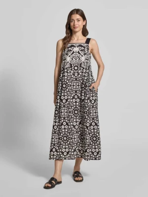 Lejąca sukienka casualowa z czystej bawełny model 'MOLI' Weekend Max Mara