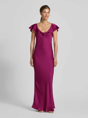 Lejąca sukienka wieczorowa z satyny model 'RITA' Vero Moda