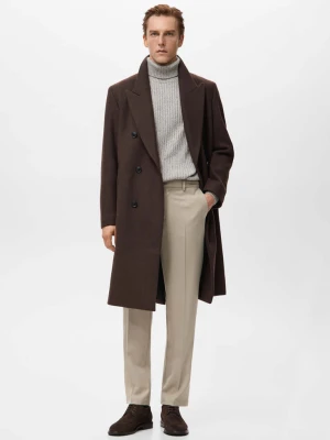 Lejące spodnie regular fit piaskowy - Mężczyzna - - MANGO MAN