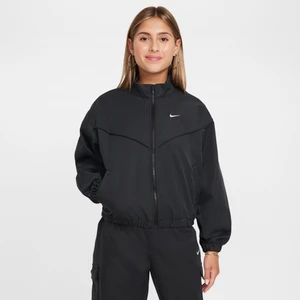 Lekka kurtka dziewczęca o kroju oversize Nike Sportswear - Czerń