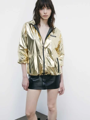 Lekka, laminowana kurtka przeciwwiatrowa PATRIZIA PEPE