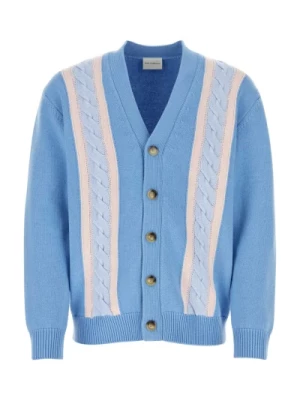 Lekki bawełniany sweter w kolorze niebieskim Drole de Monsieur