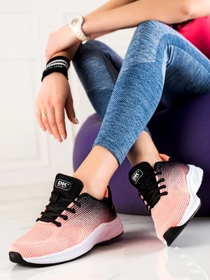 Lekkie buty sportowe fitness DK różowe