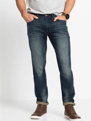 Lekkie dżinsy ze stretchem Slim Fit Straight bonprix