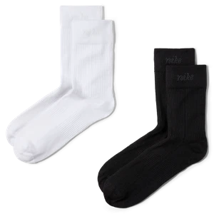 Lekkie klasyczne skarpety damskie Nike Everyday Plus (2 pary) - Wielokolorowe