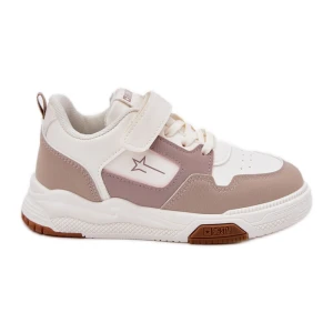 Lekkie Sneakersy Dziecięce Big Star RR374055 Beżowe beżowy