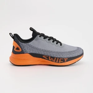 Lekkie sneakersy z nadrukiem na podeszwie szare House