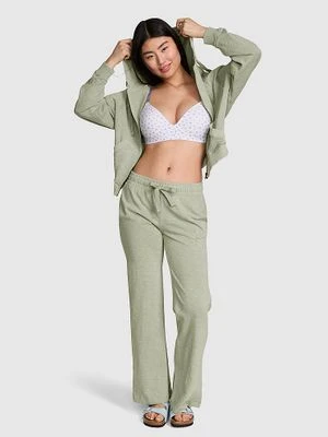 PINK Lekkie spodnie flare Lounge Victoria's Secret