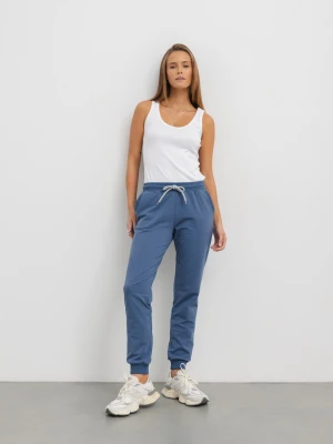 LEKKIE SPODNIE JOGGERS DENIM XS - Flawless
