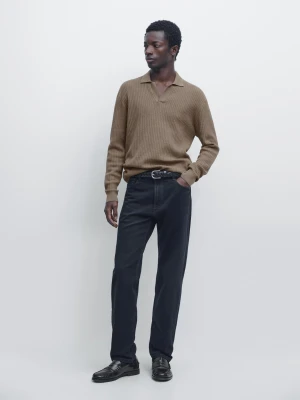 Lekkie Spodnie Slim W Stylu Jeansowym - Niebieski - - Massimo Dutti - Mężczyzna