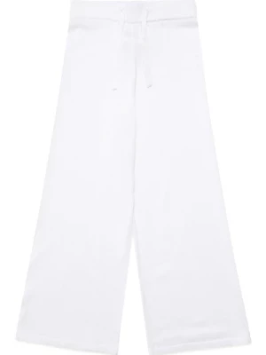 Lekkie spodnie z szerokimi nogawkami MM6 Maison Margiela