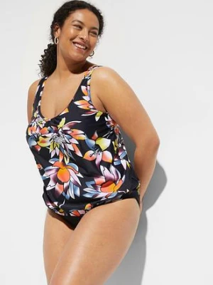 Lekko modelujące sylwetkę figi bikini z wysokim stanem bonprix