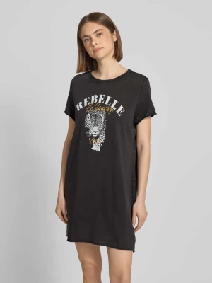 Lekko rozkloszowana sukienka casual z czystej bawełny model 'LUCY' Only Czarny