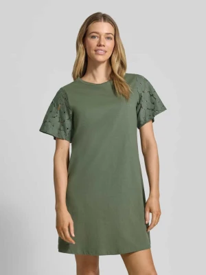 Lekko rozkloszowana sukienka casualowa z czystej bawełny model 'VILLA' Vero Moda