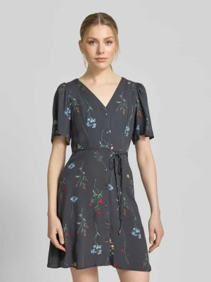 Lekko rozkloszowana sukienka mini z czystej wiskozy model 'ALBA' Vero Moda