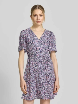 Lekko rozkloszowana sukienka mini z czystej wiskozy model 'ALBA' Vero Moda