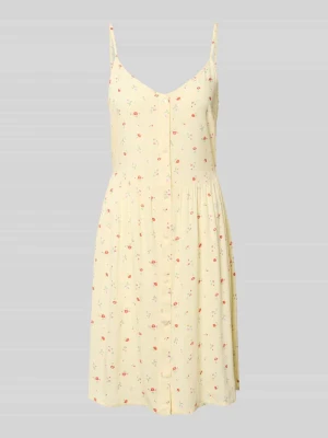 Lekko rozkloszowana sukienka mini z czystej wiskozy model 'TALA' Pieces