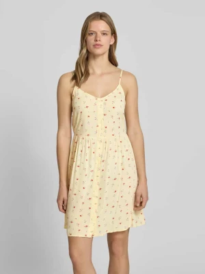 Lekko rozkloszowana sukienka mini z czystej wiskozy model 'TALA' Pieces