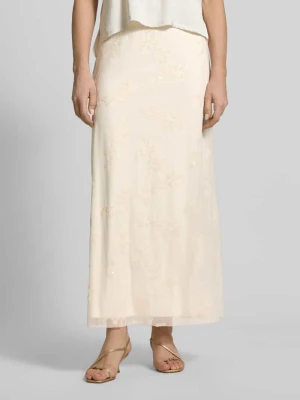 Lekko rozszerzana długa spódnica z halka pod spódnicę model 'TRITON' MAX&Co.