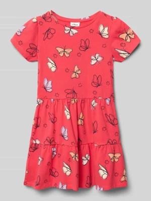 Lekko rozszerzana sukienka casualowa z mieszanki bawełny s.Oliver RED LABEL