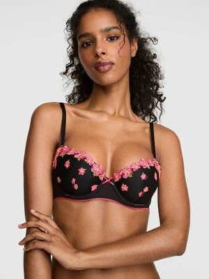 Lekko usztywniany biustonosz balkonetka PINK Wink Victoria's Secret
