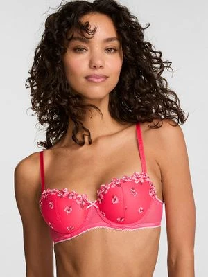 Lekko usztywniany biustonosz balkonetka PINK Wink Victoria's Secret